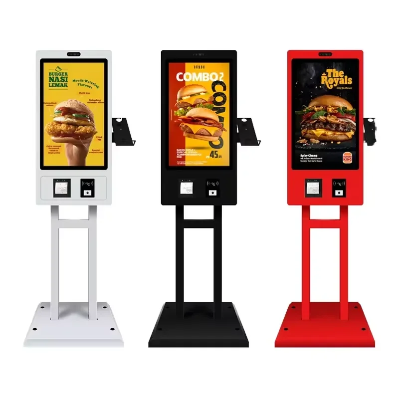 CECertificate Ticket Printing QR Code Self Service Ordering Kiosk Android POS System Self Payment Kiosk Terminal for