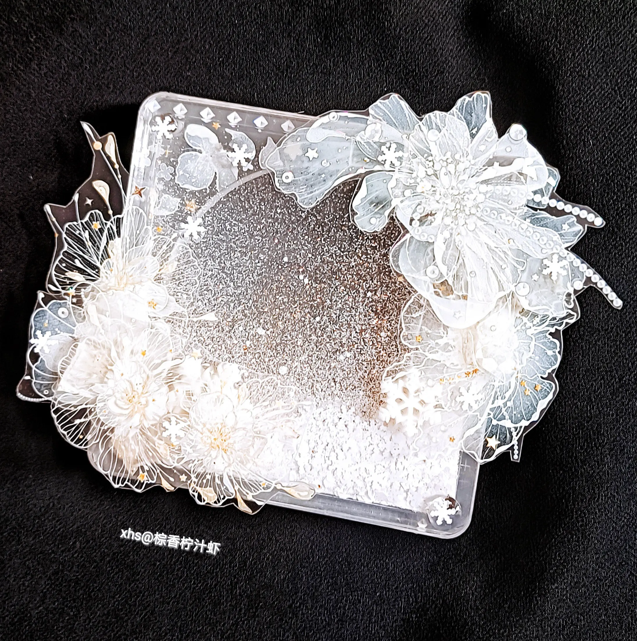 3.25 Washi Pet Tape 1 Loop Weaving Yarn Pet Glazed Light Shiny Lace Moodtape Polco Decorating Acrylic ShakerBadge Display Stands view 6