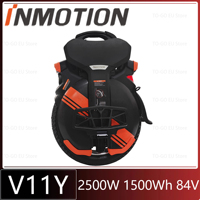 INMOTION V11Y 84V 1500Wh Battery 2500W Motor Max Speed 60km/h Self-balancing 18inch Tire IPX6 Electric Unicycle Wheel