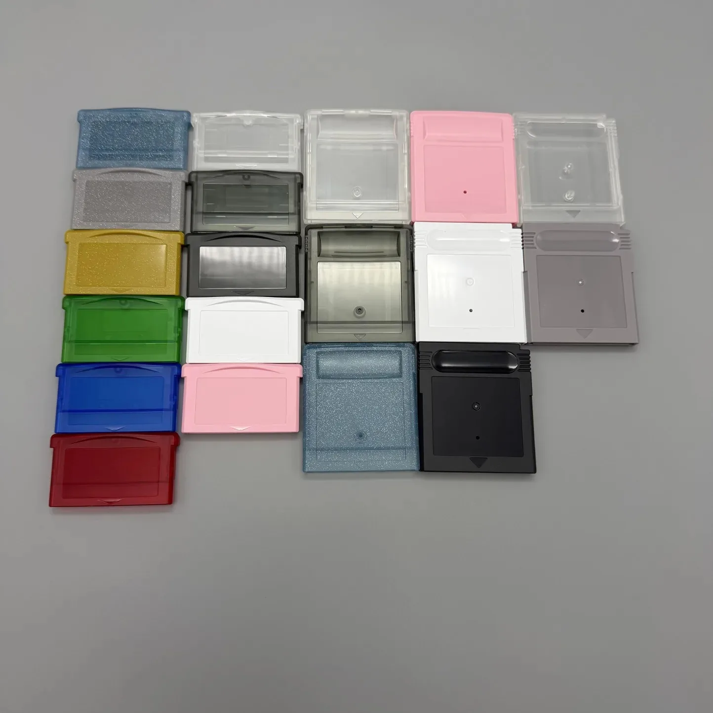 High Clear No Logo Game Cartridge Shell For GBA GBC DMG Game Boy Color Advance Replacement Card Case