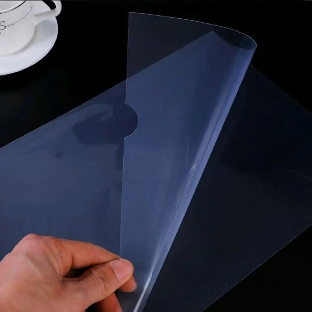 Transparent Plastic Folder Transparent A4 File Folder Set for Office School Supplies 30 Pcs L-type Document for Efficient