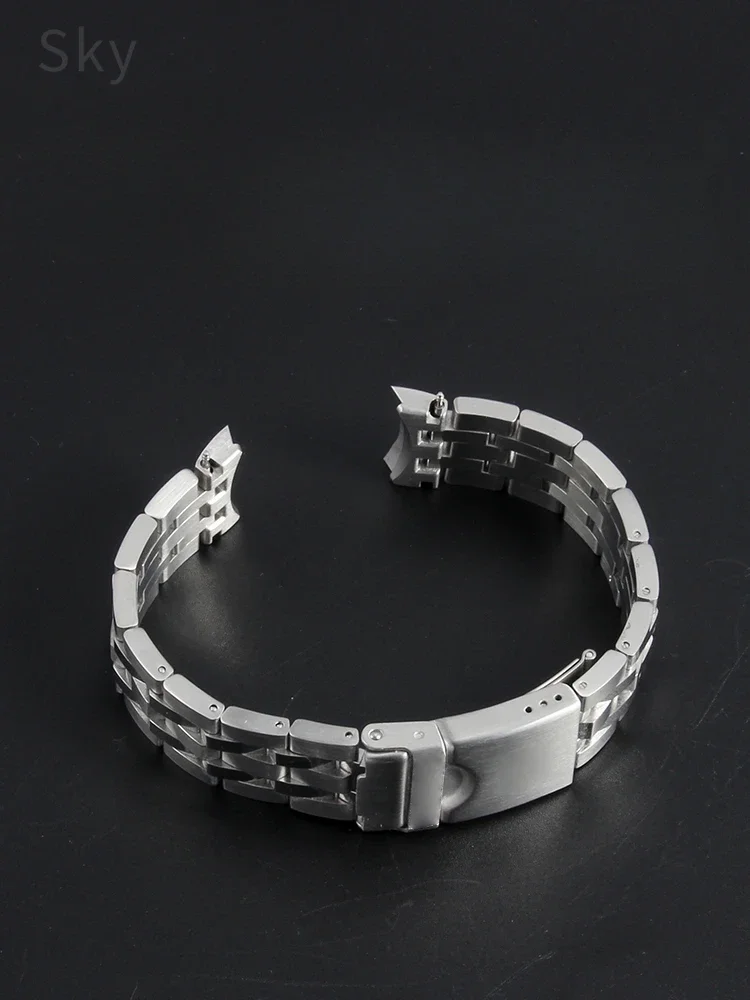 For Tissot T055 Prc200 Solid Stainless Steel Fold Buckle T055407a T055427a T055417a Original Replace Watch Strap Men 19mm