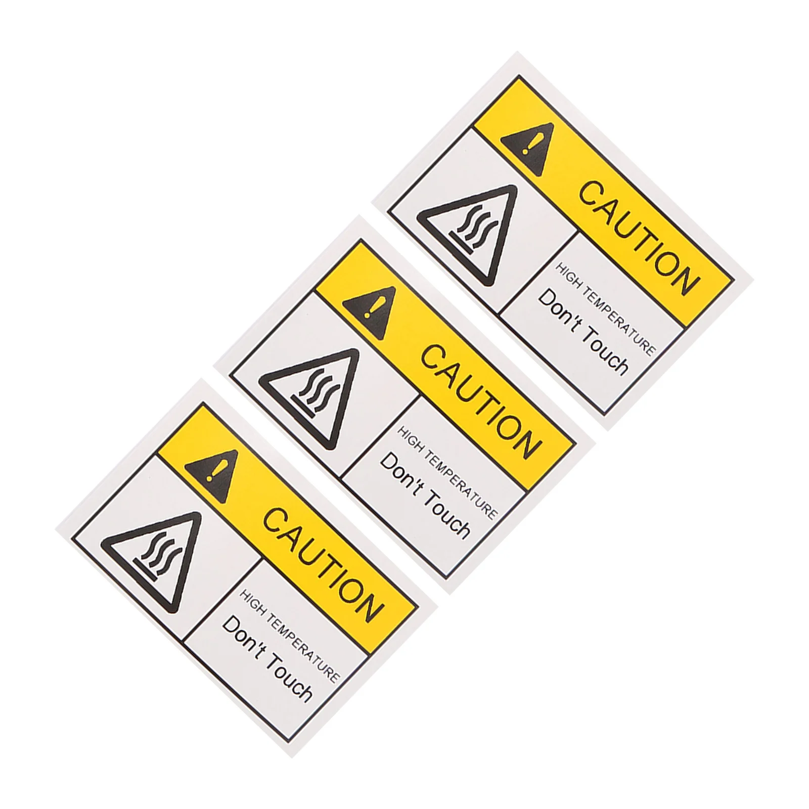 

3 шт., высокотемпературные предупреждающие наклейки, термостойкие, не прикасайтесь к наклейки для бытовой техники, промышленной техники, лабораторной безопасности, предупреждение