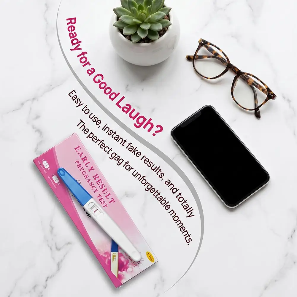 

1pcs Fake Prank Joke Pregnancy Test Positive fool's Day Practical Joke Toys Adult Women Men Fun Boyfriend Toy Funny toys 2026