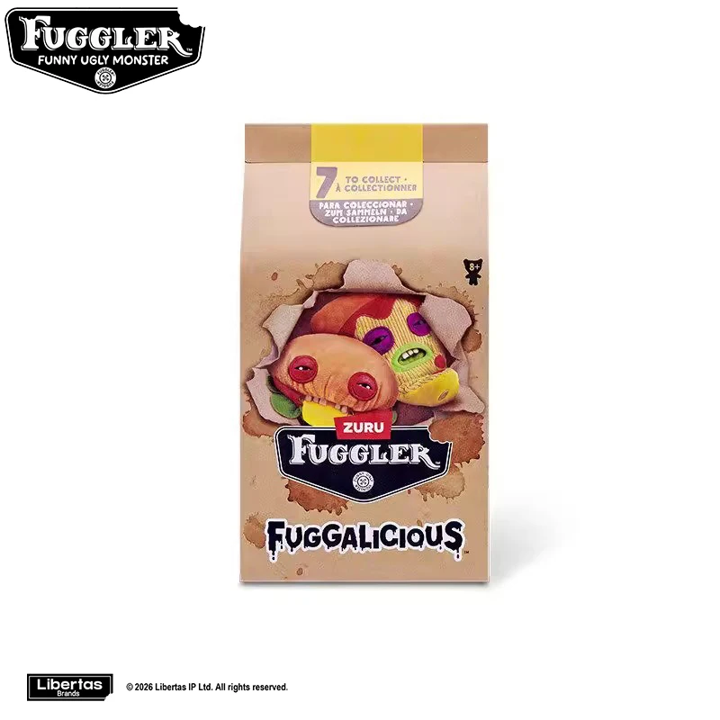 Original Fuggler Schlüsselanhänger Blind Box Plüschtiere Fugglers ALLY CATS Fuggs Care Bear FUGG Baddies Baby Stoffpuppen Geschenke