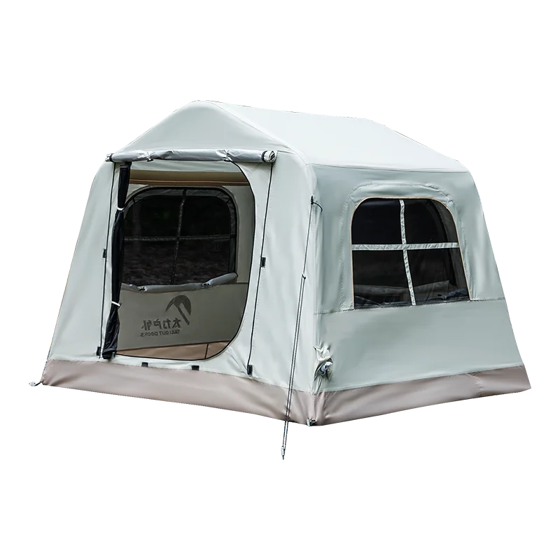 

Portable Outdoor Inflatable Tent Waterproof Oxford Material 1-3 People Capacity for Family Camping and Travelling Roof Style