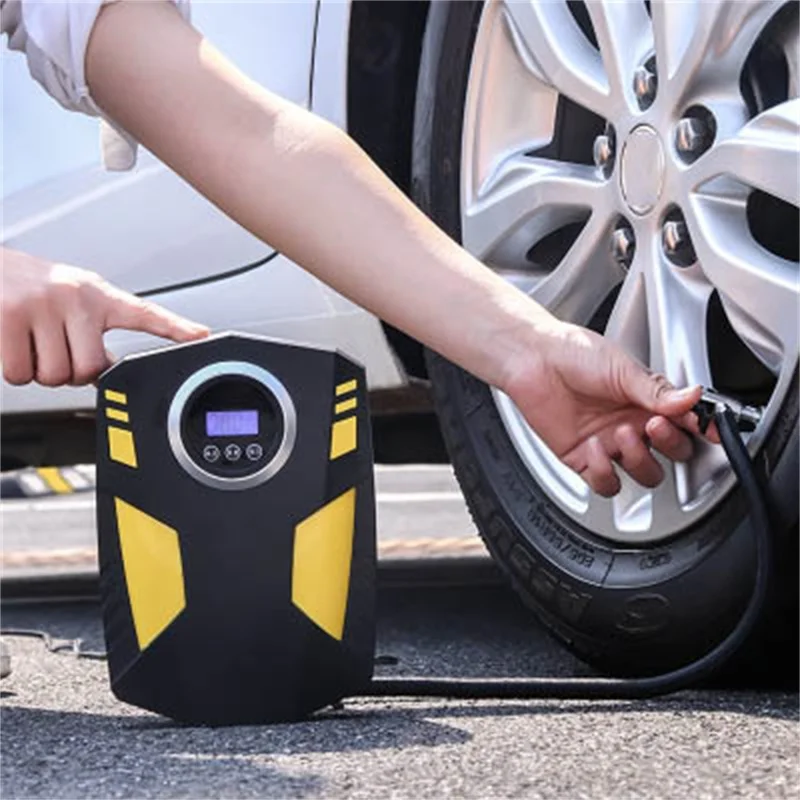 Portable Car Air Compressor DC 12V Digital Tire Inflator Air Pump 150 PSI Auto Air Pump for Car Motorcycle LED Light Tire Pump