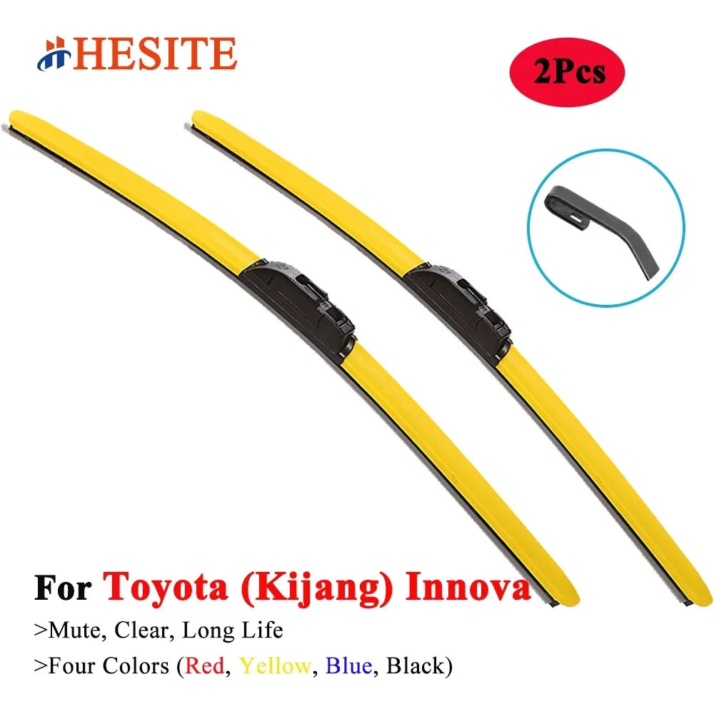 

HESITE Colorful Wiper Blades for Toyota Kijang Innova Zenix Crysta N4 N14 G1 MPV 2003 2006 2010 2012 2015 2016 2018 2021 2022