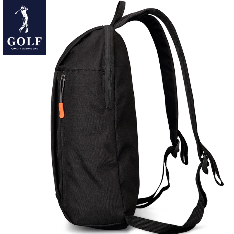 Mochila de golf para hombre, bolsa pequeña con cremallera, impermeable, ligera, portátil