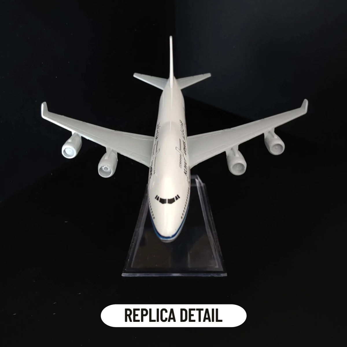 Scale 1:400 Metal Aircraft Replica KUWAIT B747 Airlines Boeing Airplane Diecast Model Miniature Home Office Decor Kid Boy Toy