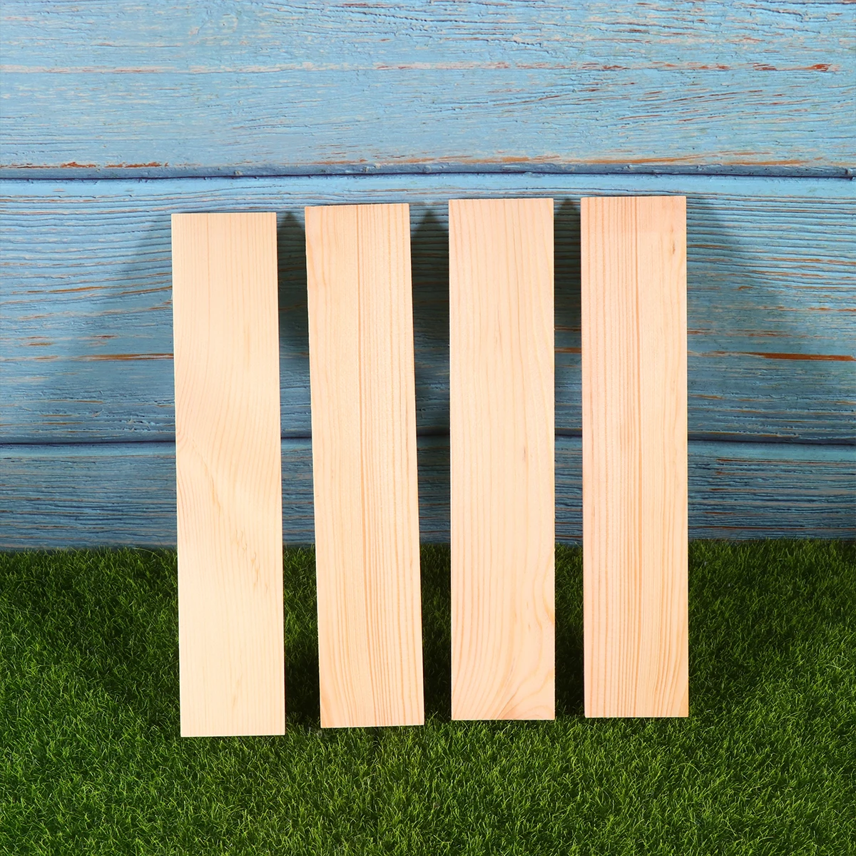 

20pcs Pine Wood Boards 4X10Cm Lightweight Photography Background Prop For Wedding Party Graduation Decor Wall Cover Tablecloth