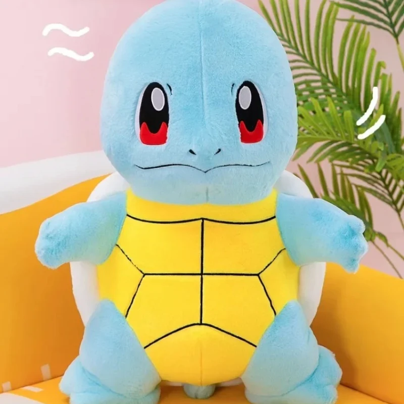 Anime Cartoon Pokemon Squirtle Plush Toy Doll Stuffed Cute Cushion Pillow Soft Room Decor Children Birthday Gift Plush Toy