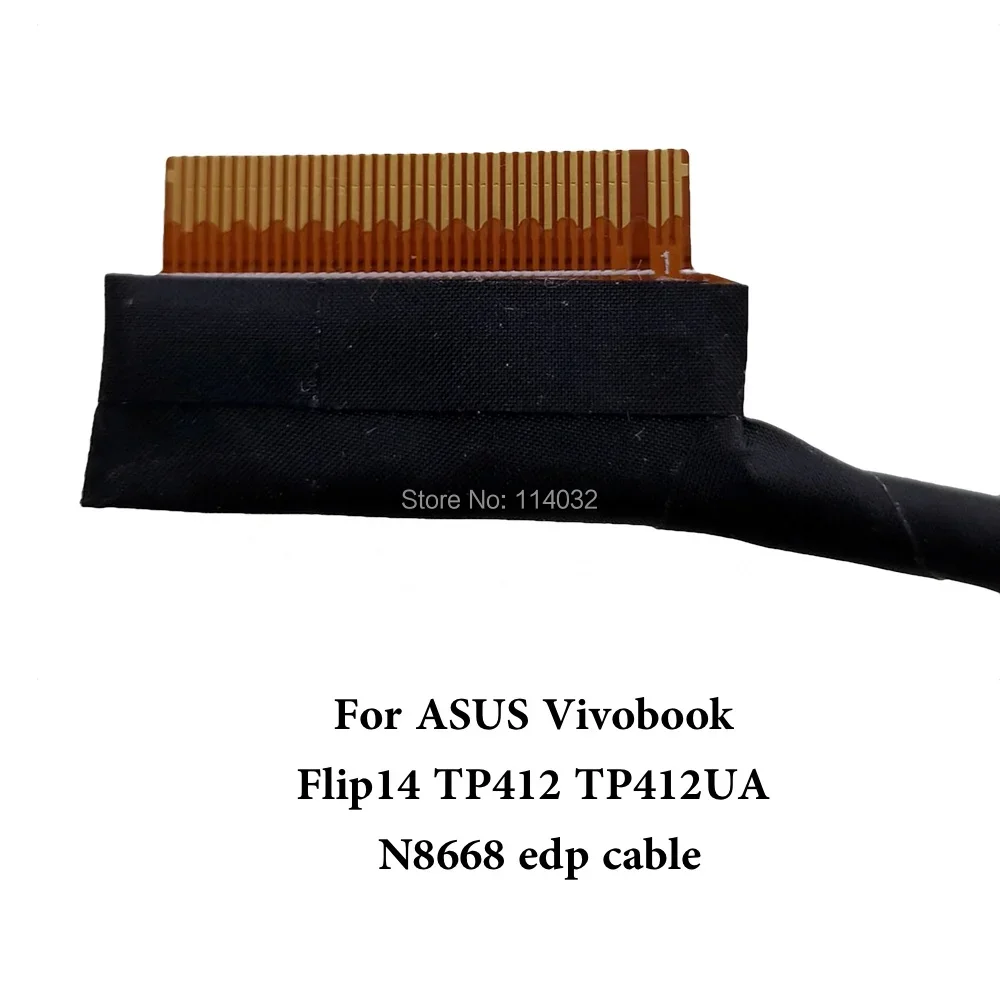 TP412 kabel layar LVDS untuk ASUS VivoBook Flip14 TP412UA TP412UA-BH51 TP412UA-DB21T Cable NB8670 N8668 kabel EDP 30pin