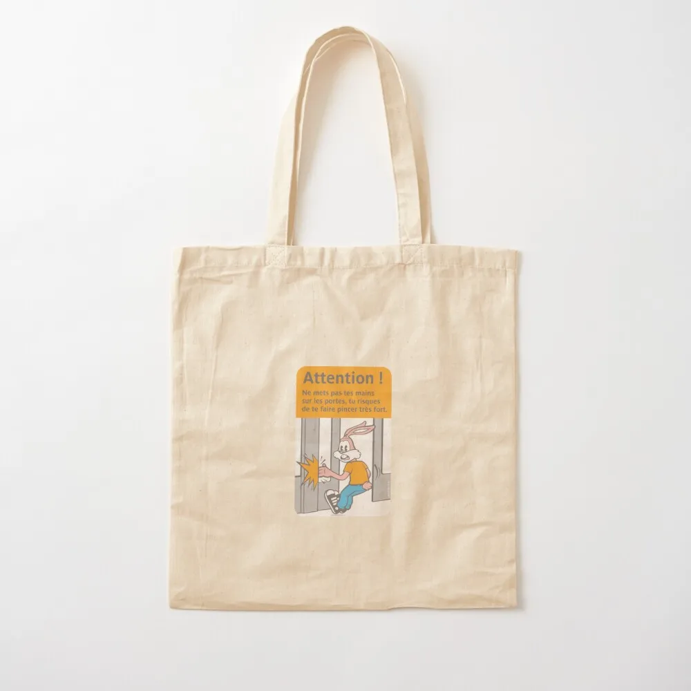 

Serge the metro rabbit Sticker Tote Bag