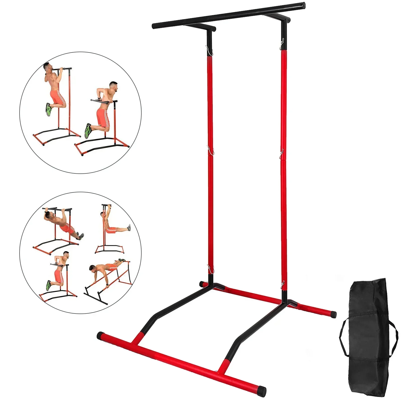 

Pull Up Bar Dip Power Tower Body Champ Chin Up Stand Home Gym Fitness Workout Power Tower with Dip Station Strength Training