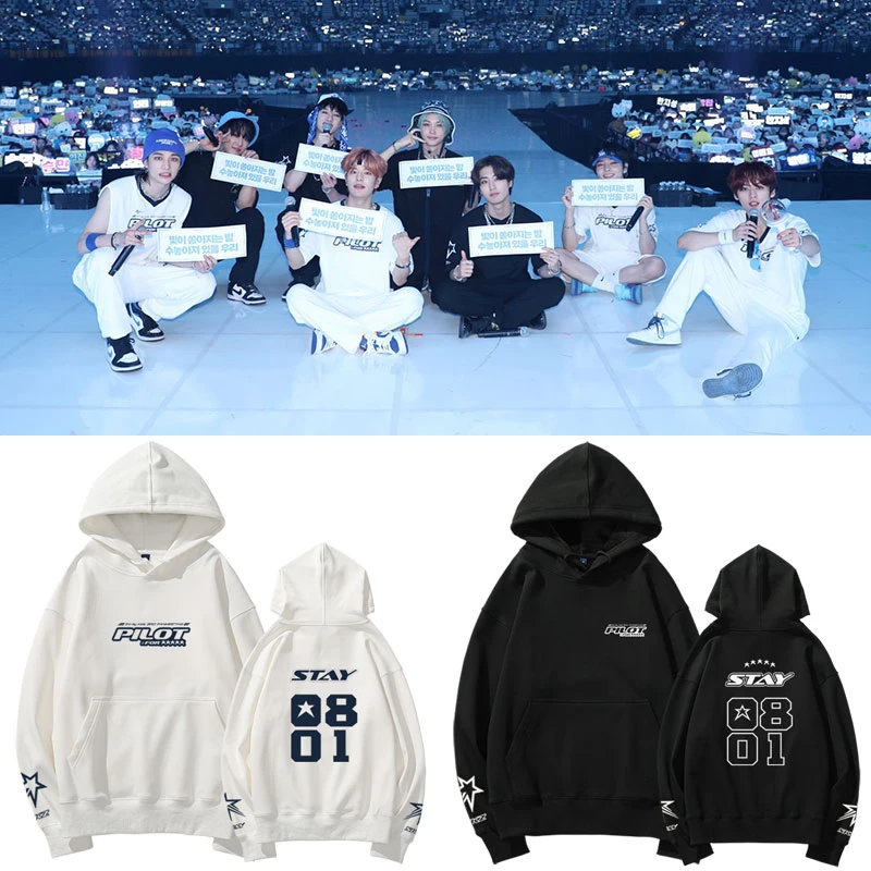 

New Korea Stray Kids Cosplay Hoodies Women Cartoon Harajuku Gothic Tops Boys Girls Kpop Streetwear Clothes Women's Sweatshirts