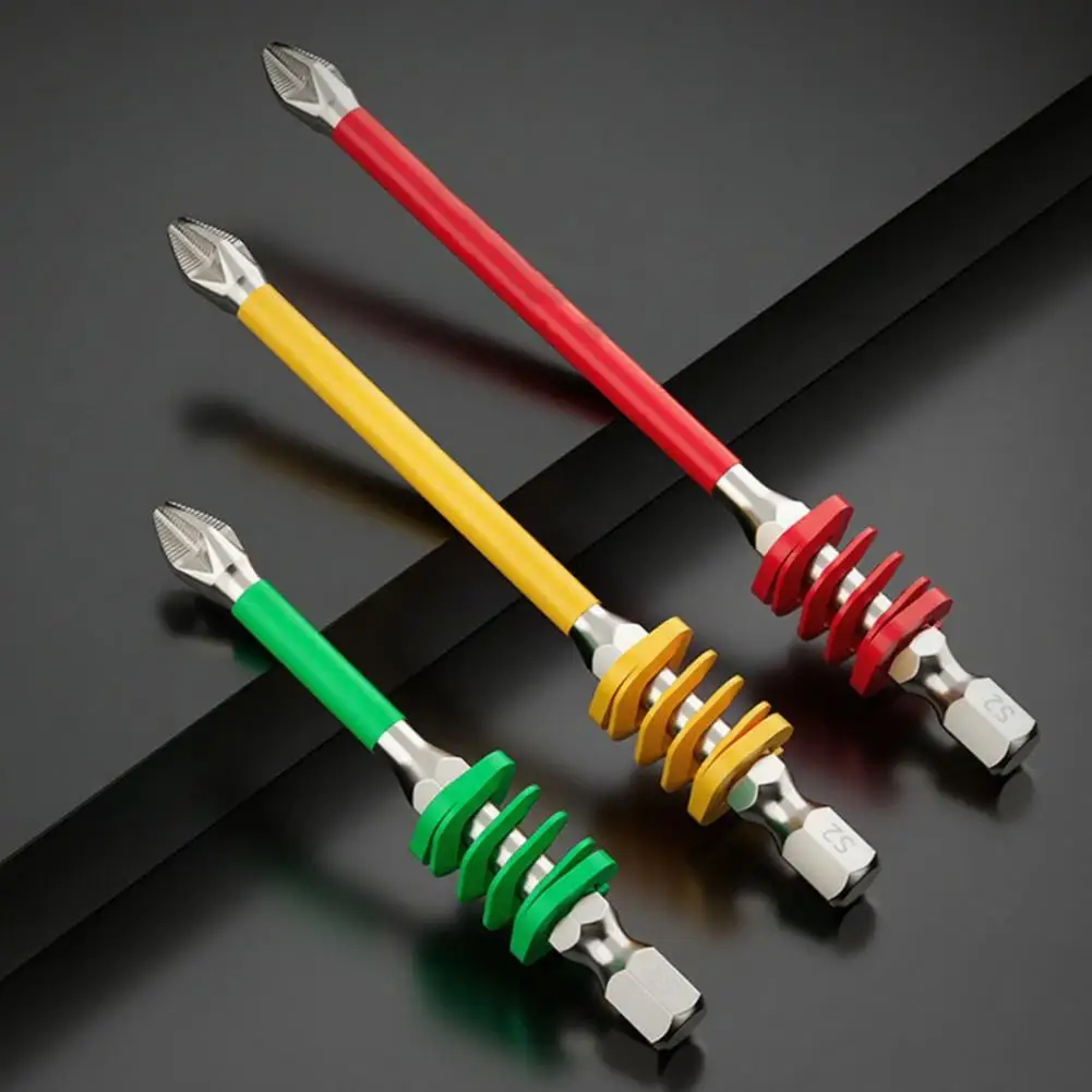 

Прочный ударопрочный набор магнитных отверток с противоскользящим дизайном для электрических отверток, набор шестигранных прочных бит