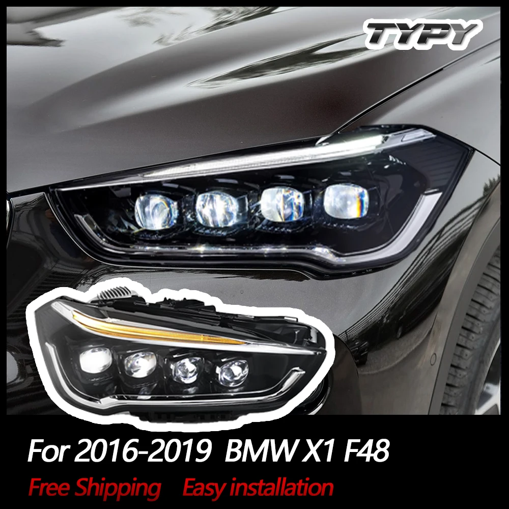 

TYPY Car Headlights For BMW X1 F48 2016-2019 LED Car Lamps Daytime Running Lights Dynamic Turn Signals Car Accessories