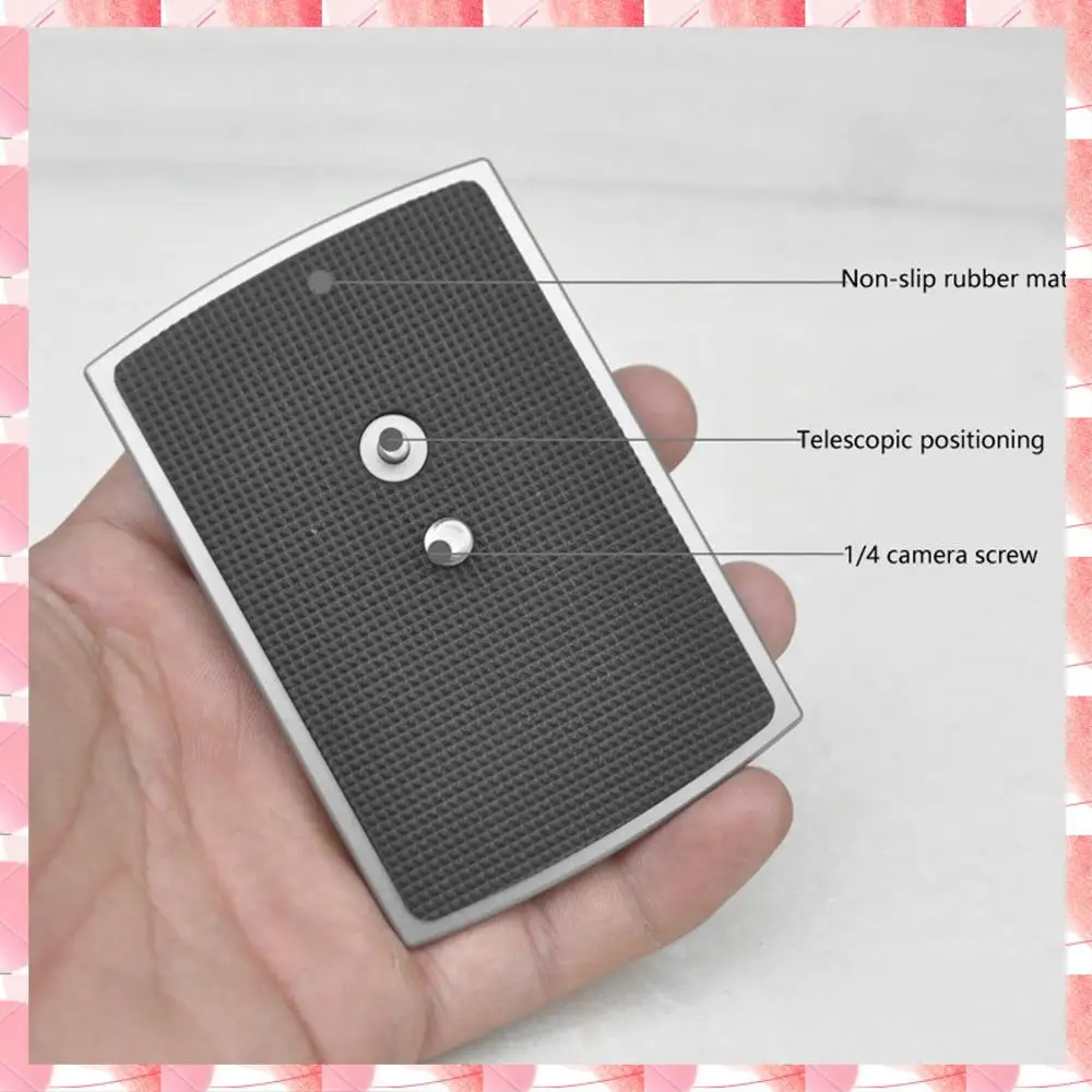 JAJA Quick Release Plaat Voor Libec TH-650DV 1/4 Inch Montageschroef Statief Monopods Camera Klem Plaat