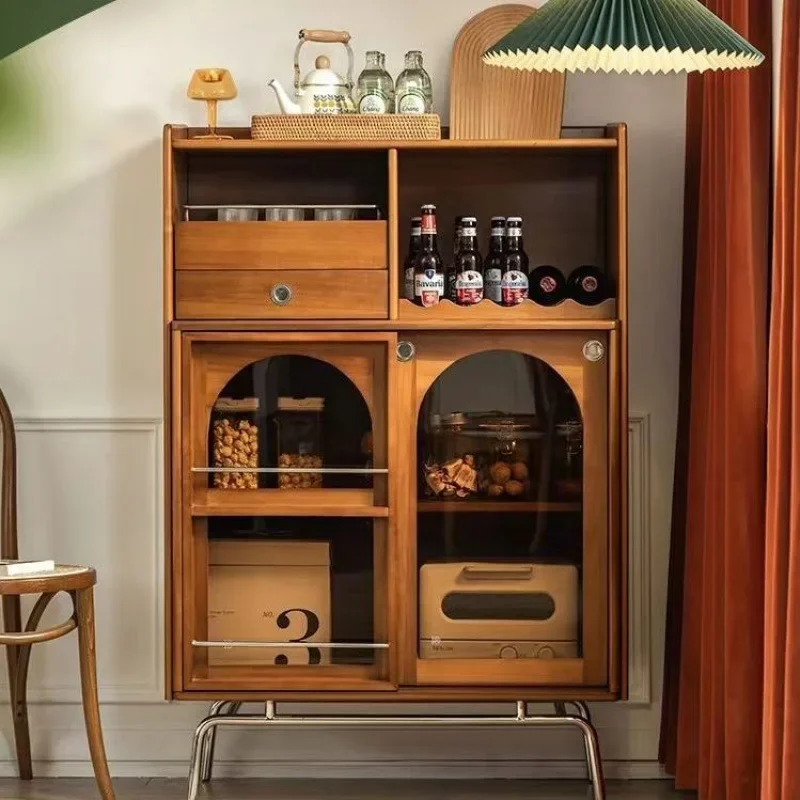 Modern Display Sideboard Design Exquisite Wooden Buffet Filing Cabinets Storage Modern Armario De Cocina Living Room Furniture