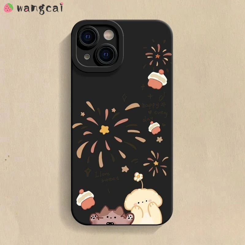 Cute Line Puppy Cas…