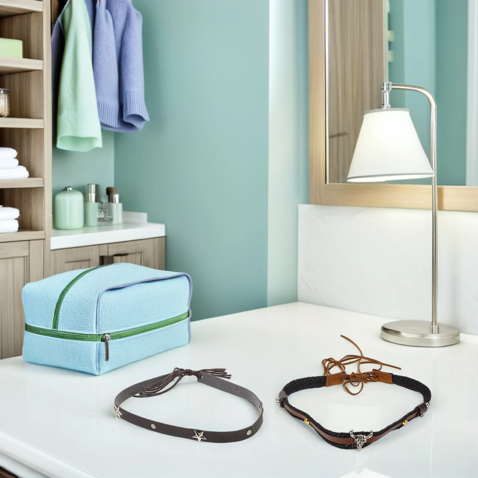 

5Pcs Retro Ethnic Hat Bands Cowboy Fedora Straw Hat Straps Adjustable Replacement for Beach Cap Cow Headband Adult