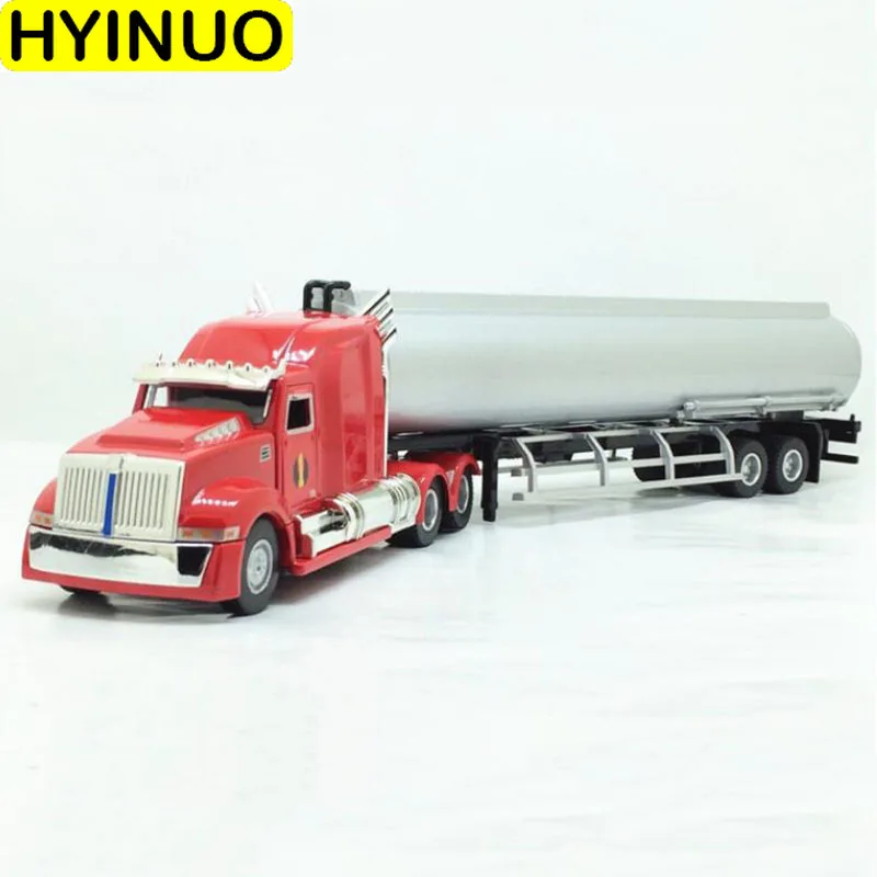 

31.5CM 1/43 Scale Diecast Heavy Alloy Tanker Truck Transport Vehicle Model Simulation Metal Truck Trailer Kids Collection Toys