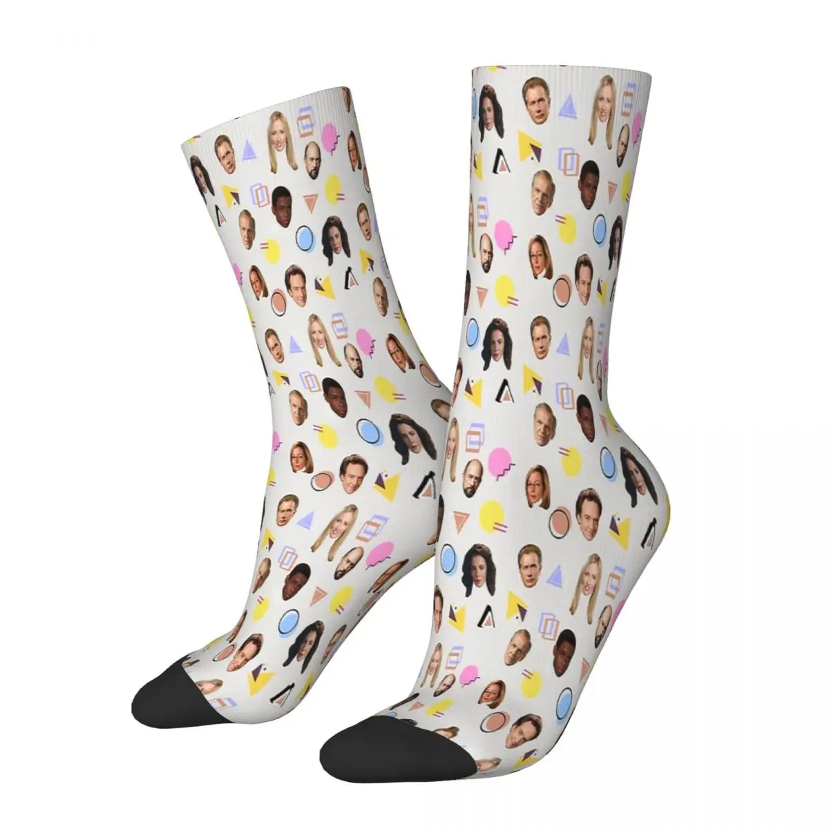 The West Wing Pattern Socks Male Mens Women Spring Stockings Printed