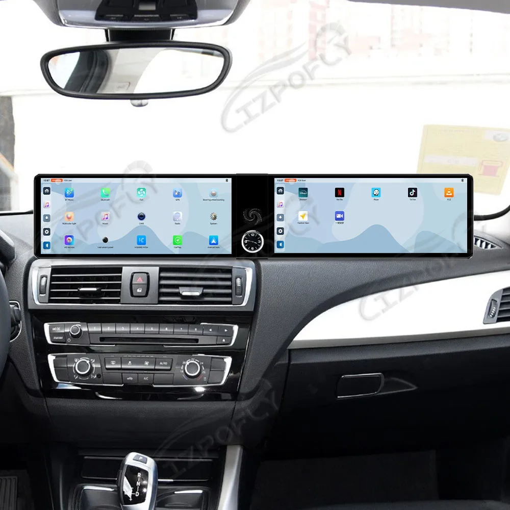Car Radio Dual 12.3 Inch GPS Navigation Android 13 Car Player For BMW 1 Series NBT 2013-2017 Car Radio player Auto Video stereo