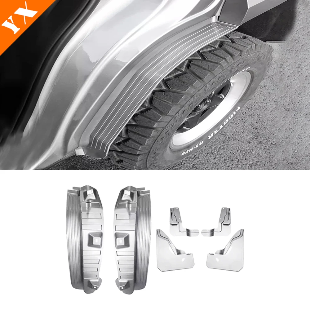 

For GWM Tank 400 Accessories 2023-2024 Car Rear Wheel Mud Splash Guard Fender Anti-dirt Anti-splash Exterior Decor Protect