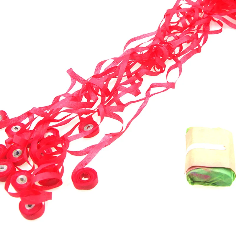 1Pcs Paper Spider Silk Magic Tricks(Red/White/Multi Color Available , 16 /30Strands)Throw Streamers Trick Magic Accessories