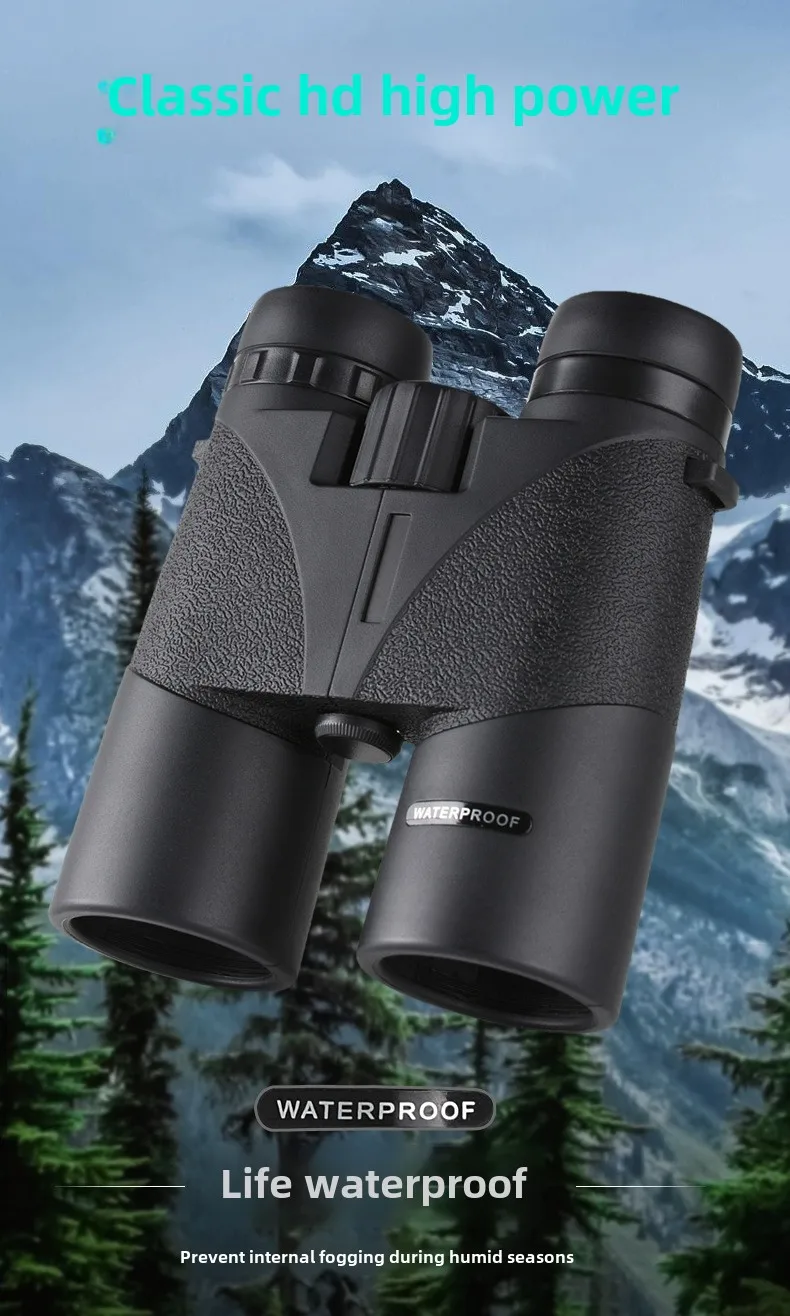 New Nitrogen-filled Waterproof Entertainment Telescope 10x42 Binoculars High Power Portable Wide Angle High Definition