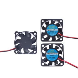 3d Printer Part Fan 4010 2pins 40x40 X10 Mm Graphics Card DC 5V / 12V / 24V Oil Bearing 1.25W Power Consumption