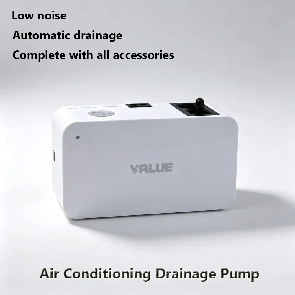 VALUE Air Conditioner Drain Pump Quiet Water Pump With 3m Drain Hose For 1-3HP Air Conditioner Automatic Condensate Removal Pump