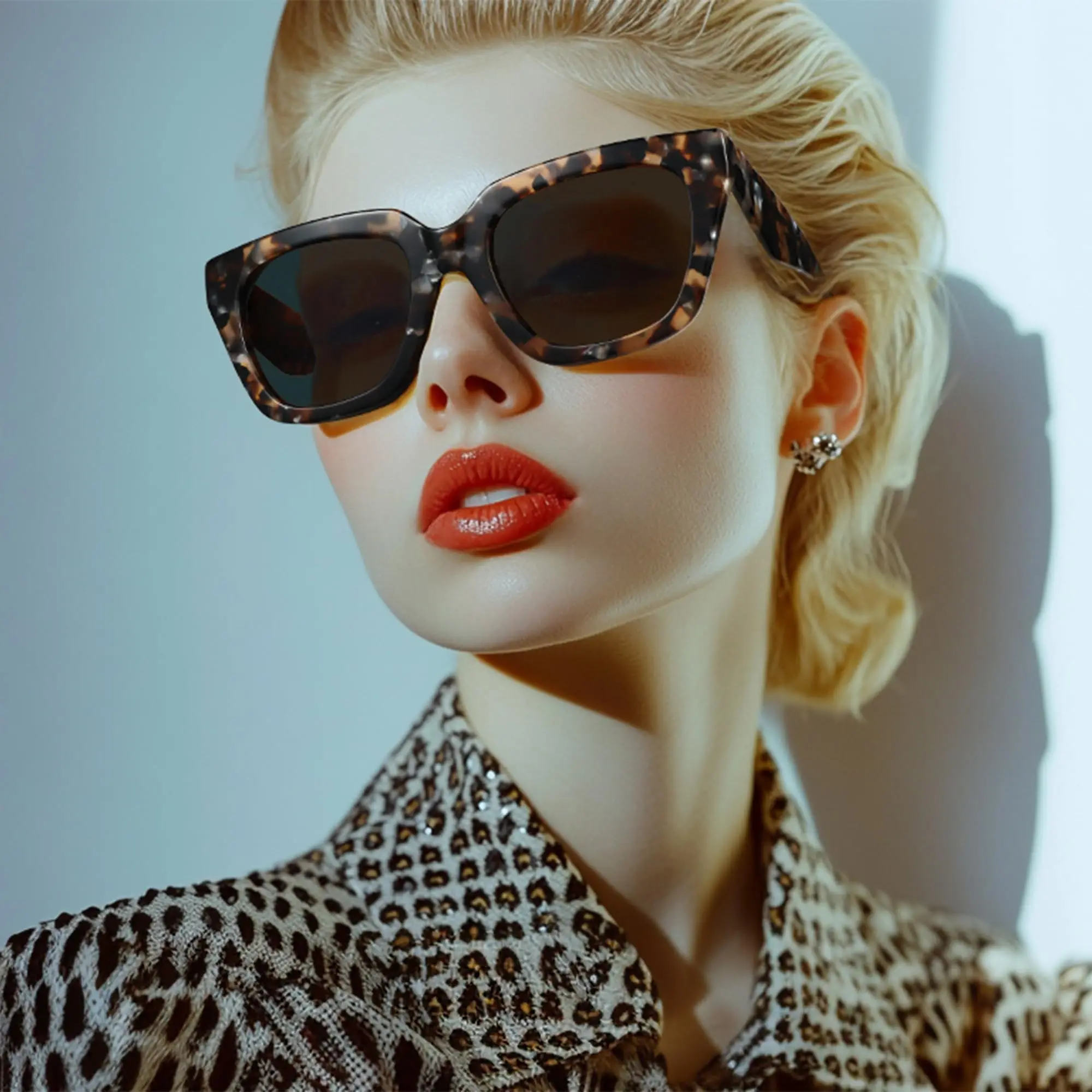 

BLUEMOKY Designer Cat Eye Sunglasses for Women Polarized Trendy Retro UV400 Protection New Arrival Popular Model