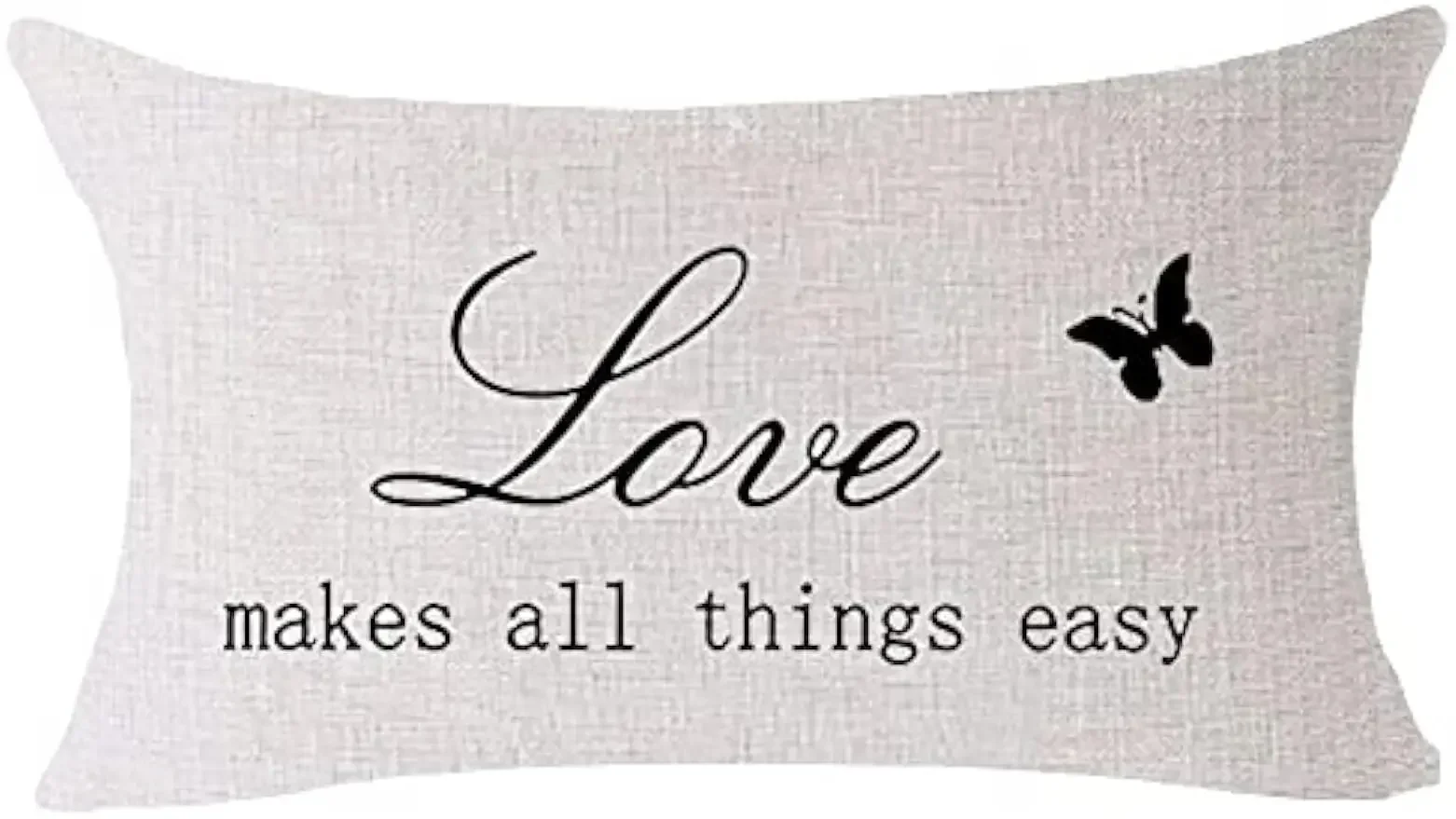 Gifts for relatives and friends, faith, love, family, linen pillowcase, cushion cover, home office decorative waist pillowcase