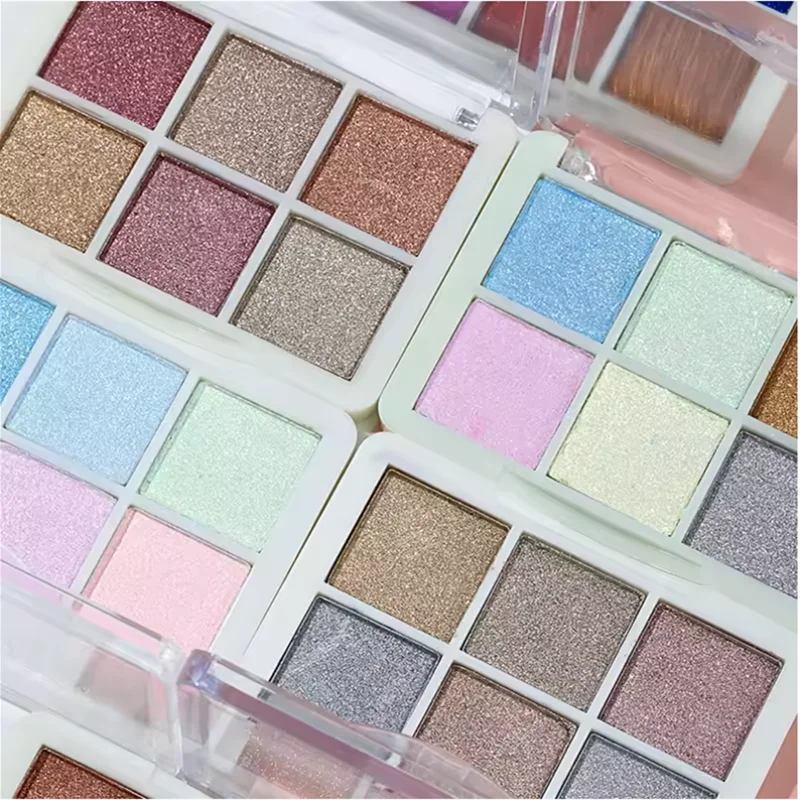 1PS 6 colori Solido Specchio magico Polvere Glitter per unghie Specchio Illusione Aurora Polvere Super Brillante Vetro Fine Flash Glitter per le unghie