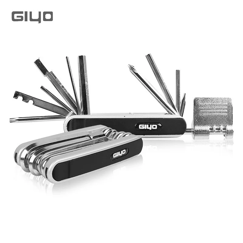 

12 in 1 Bicycle Repair Tools Kit Portable MTB Bike Mini Cycling Multitool Hex Spoke Screwdrivers Tyre Lever Allen Wrench