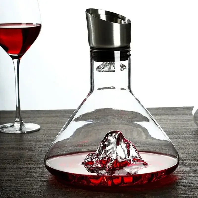 Creative Red Grape Wine Bottle, Transparent Sobering Tool Bottle for Home Use