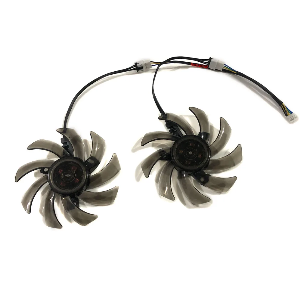 2Pcs/Set,GA91S2U,GPU Cooler Fan,For PALIT GTX 1080 1070Ti 1060 DUAL,Graphics Card Cooling,Replace FDC10H12S9-C