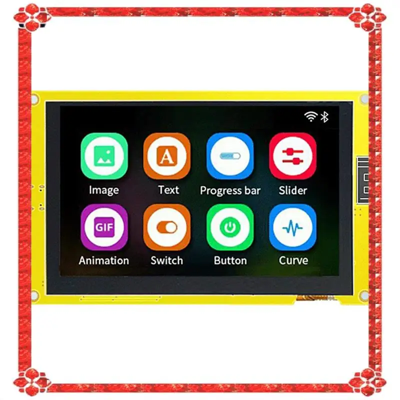 Consegna in 24 ore ESP32-S3 Modulo display TFT LCD IPS 800X480 RGB da 5 pollici HMI 8M PSRAM 16M Flash WIFI BT Smart Display MCU
