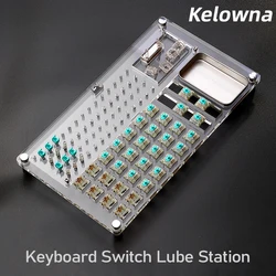 Kelownaスイッチlube StationKeyboardは、ニードルプレートスイッチ潤滑作業台スイッチがプラットフォームスイッチテスターをオンにします