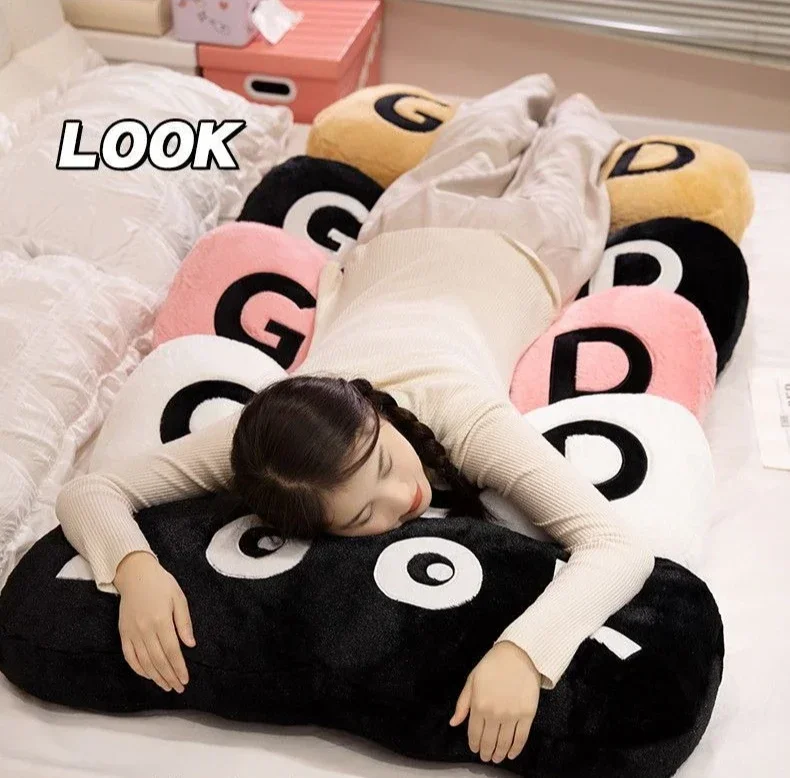 Creative Good Sofa Pillow Letter Plush Cushion Long Pillows on A  Bed The Living Room Decoration Can Be Disassembled and Washed