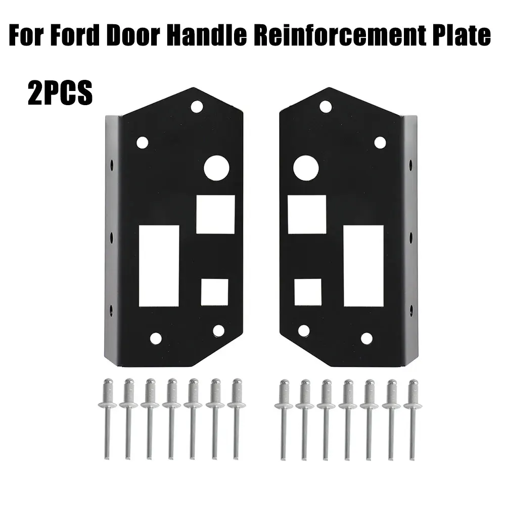 For OBS FORD F-Series & Bronco 1980-1997 Door Handle Reinforcement Plate 2pcs Car Interior Accessories