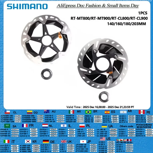 Rotor Shimano MT800 MT900 CL800 CL900 Rotor de disco Rotor de bloqueo central para freno de bicicleta de carretera 105 R7000 R8020 R8000 R8170 R7170