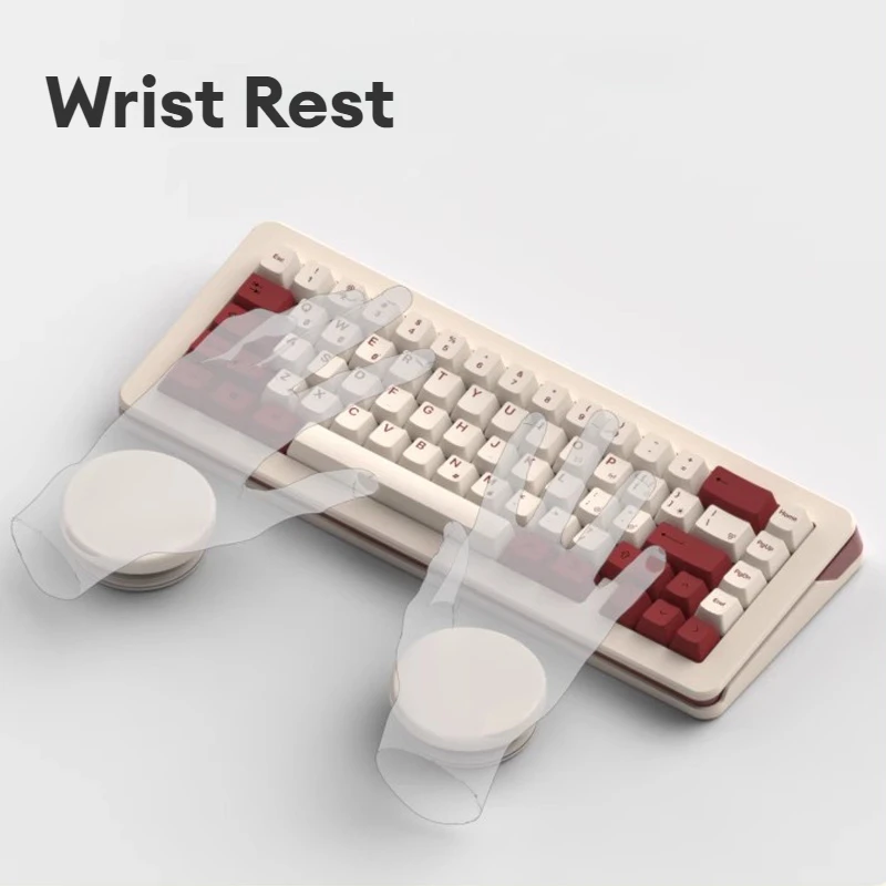 

Keyboard Wrist Hand Support Ergonomic Split Palm Rest for Mechanical Keyboard RGB Movable Hand Rest for Gamer Office Accessories