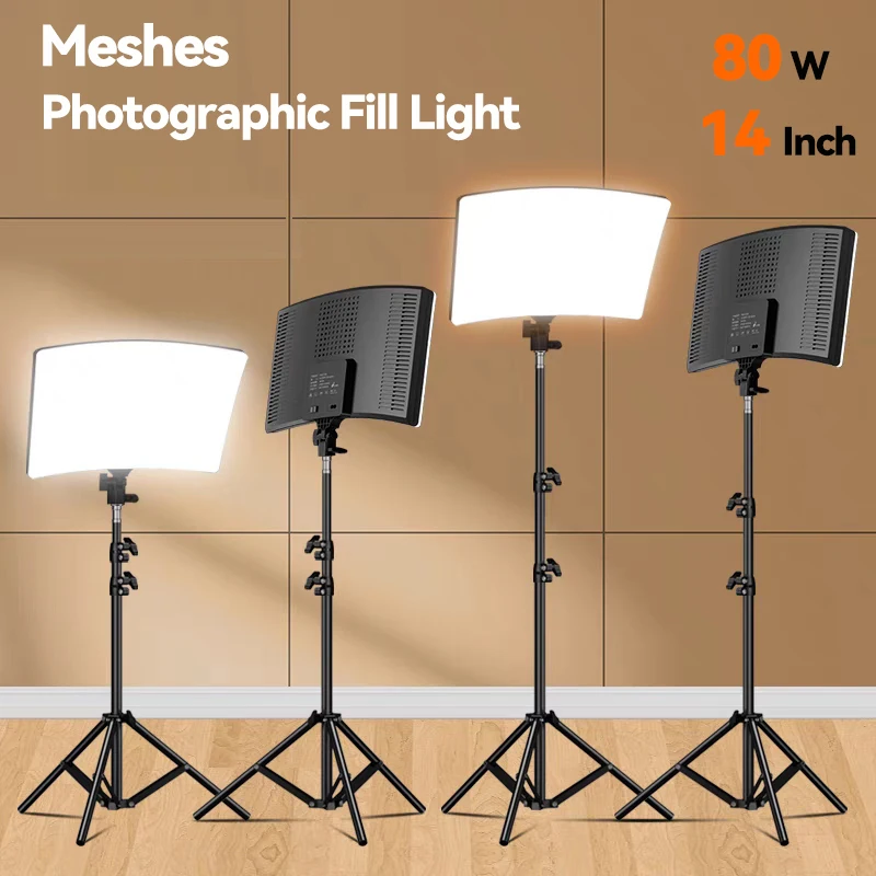 14 Inch LED Video Light Photo Studio Lamp Streaming Lighting Shoot Lamp 2700-5700K With Tripod for Video Recording Youtube