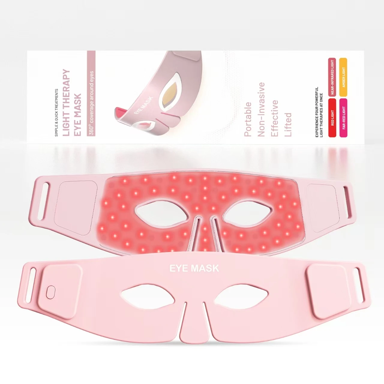 2025 Eye Beauty Device Eye Bag Remover Eye-Red-Light-Therapy Massager Glasses For Dark-Circles, Puffiness, And Eye-Strain-Relief