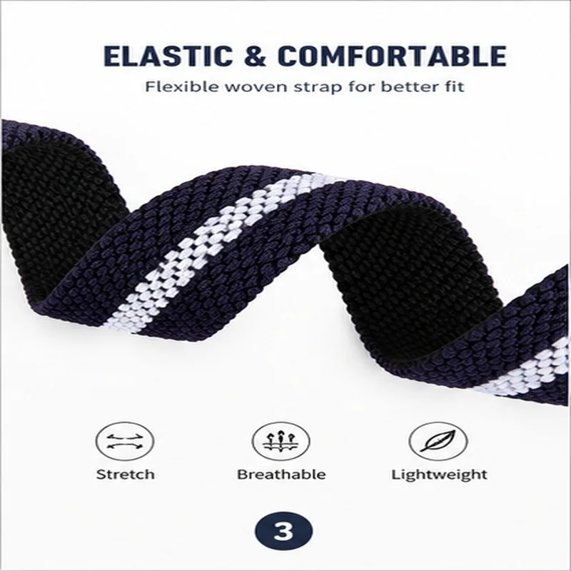 PGM Golf Belt, Men's, Stretch Knitted Belt Body, First Cowhide, Alloy Button Head, Sports Belt view 3