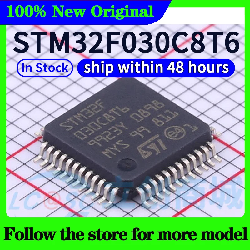 STM32F030C8T6 STM32F030CCT6 STM32F030F4P6 STM32F030K6T6 STM32F030R8T6 STM32F030RCT6 STM32F030C6T6 High quality New